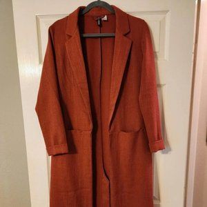 H&M Divided Burnt Orange Duster / Blazer / Jacket